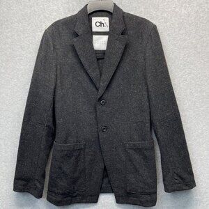 Chapter Brand Tweed Blazer Womens Medium Black Long Sleeve Pockets‎ Collared